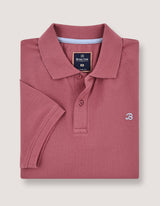 Plain Pique Polo - Warm Pink