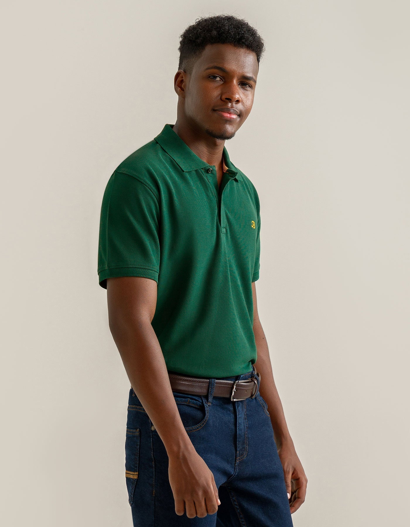 British Green Soft Cotton Polo