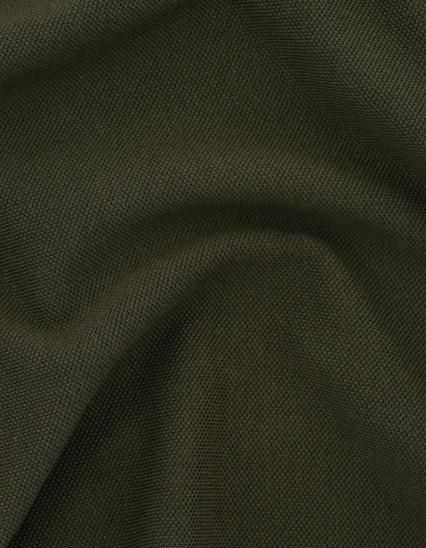 Olive Green Cotton Rich Polo