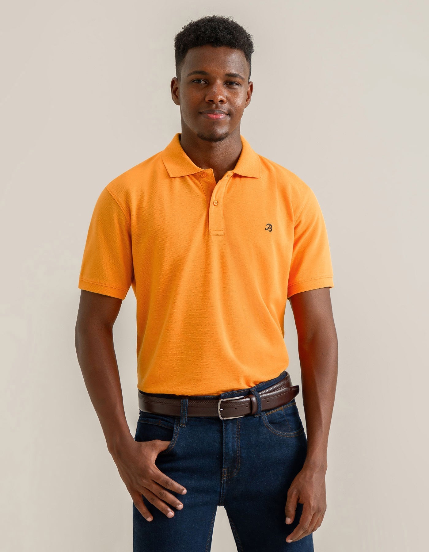 Cotton Rich Polo - Apricot