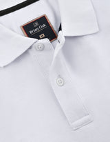 White Plain Pique Polo