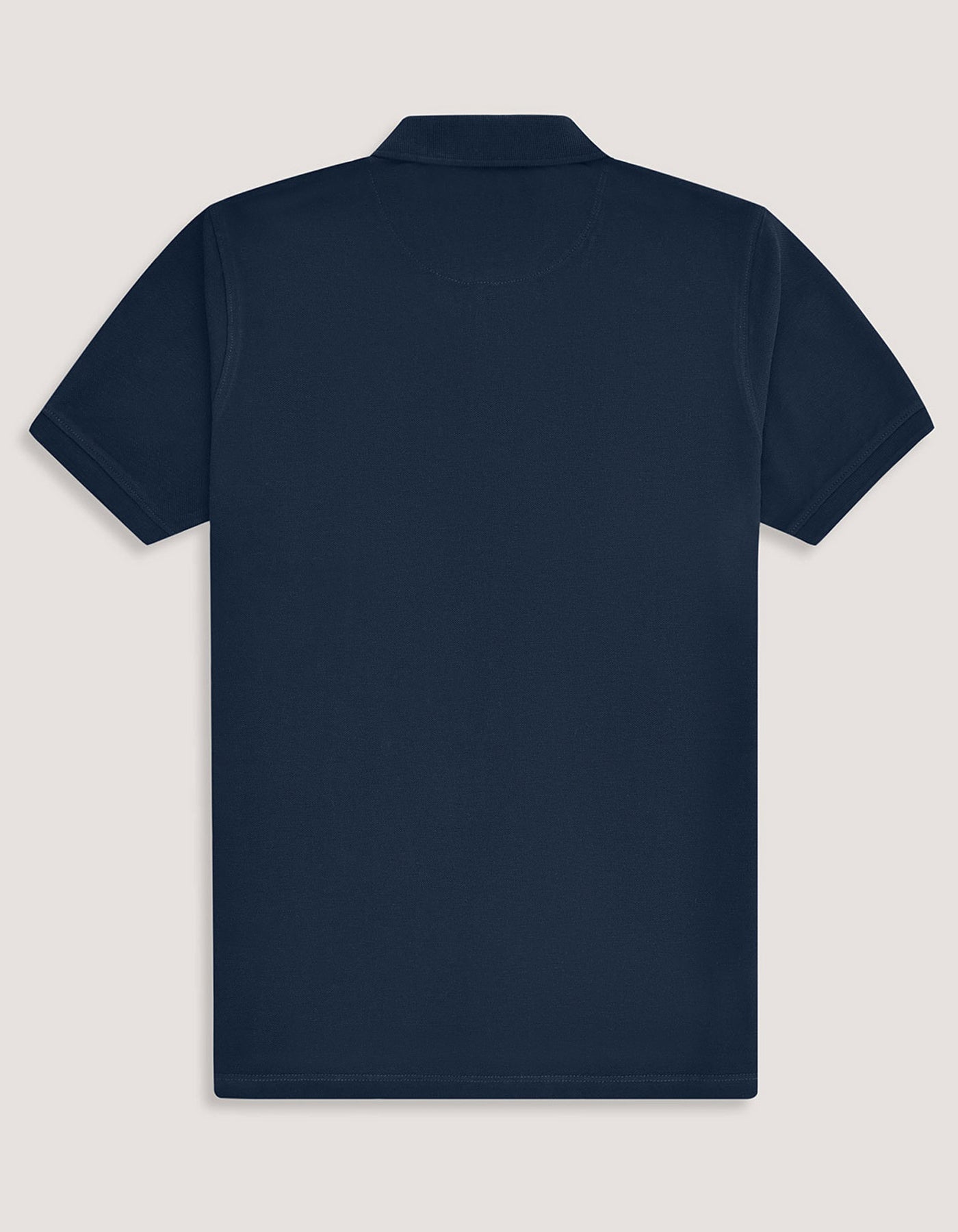 Plain Soft Cotton Polo - Navy