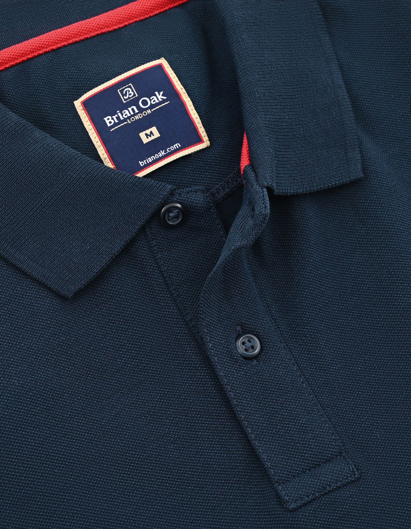 Plain Soft Cotton Polo - Navy