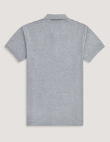 Heather Grey Plain Polo
