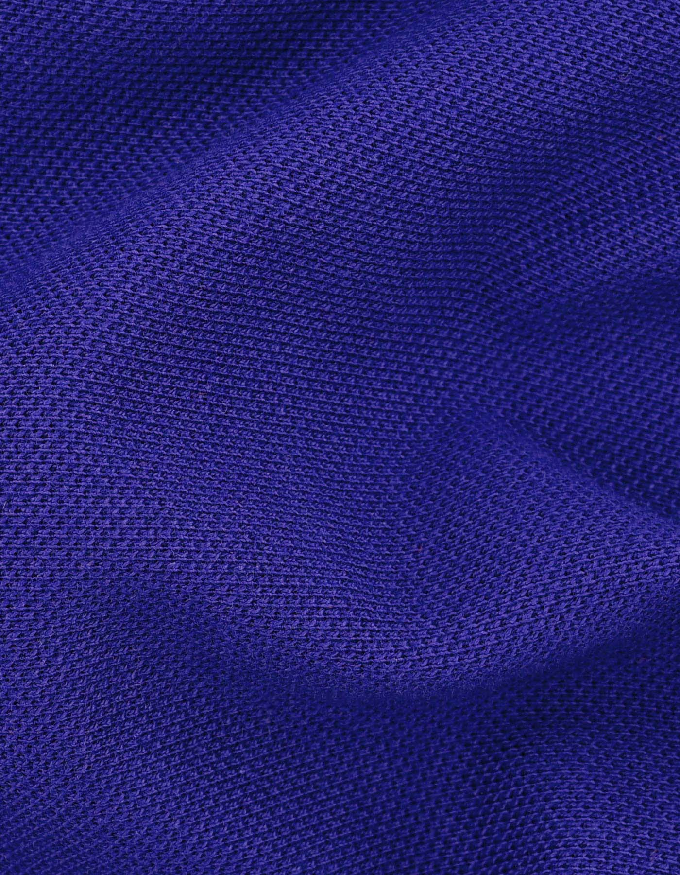 Electric Blue Soft Cotton Polo