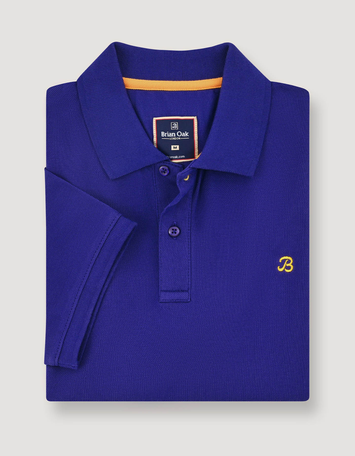 Electric Blue Soft Cotton Polo