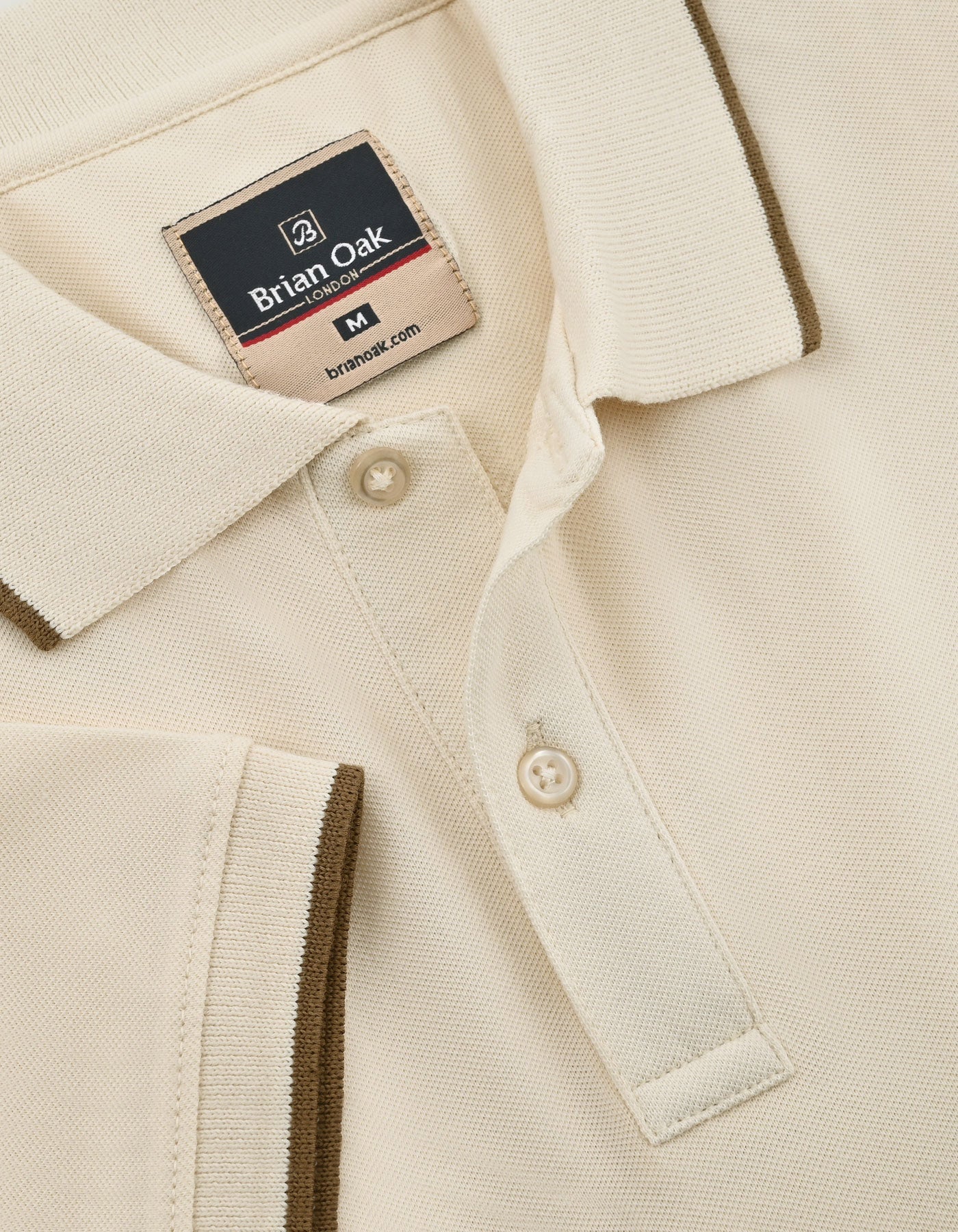 Premium Men’s Off-White Polo