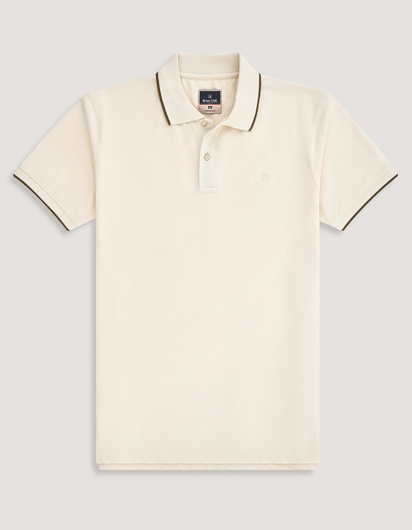 Premium Men’s Off-White Polo