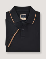 Black Premium Pique Polo Shirt