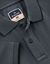 Charcoal Grey Premium Pique Polo