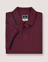 Premium Pique Polo Shirt – Maroon