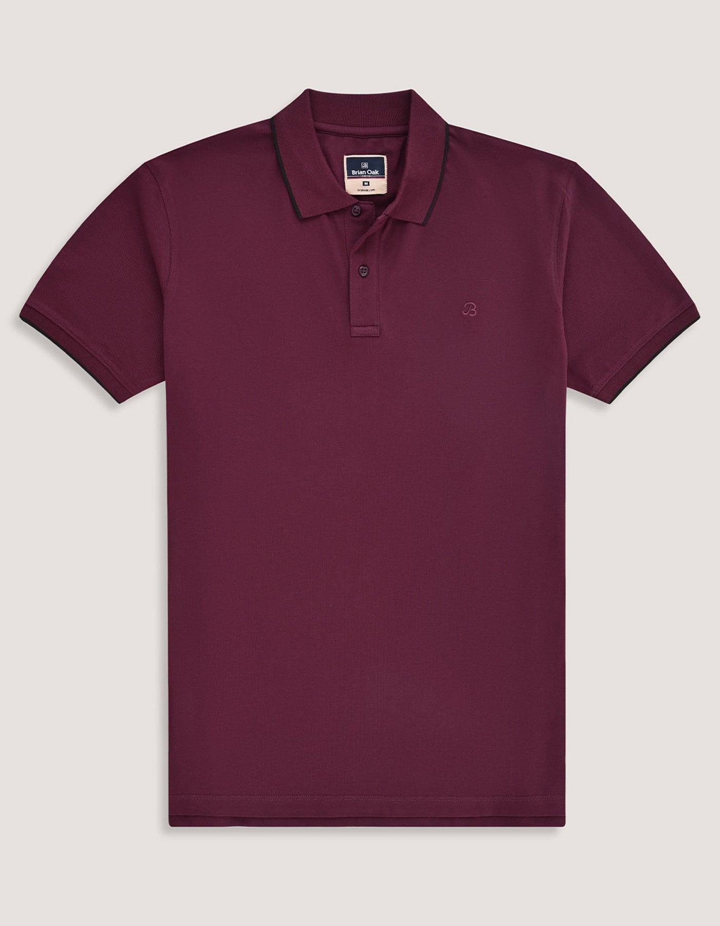 Premium Pique Polo Shirt – Maroon
