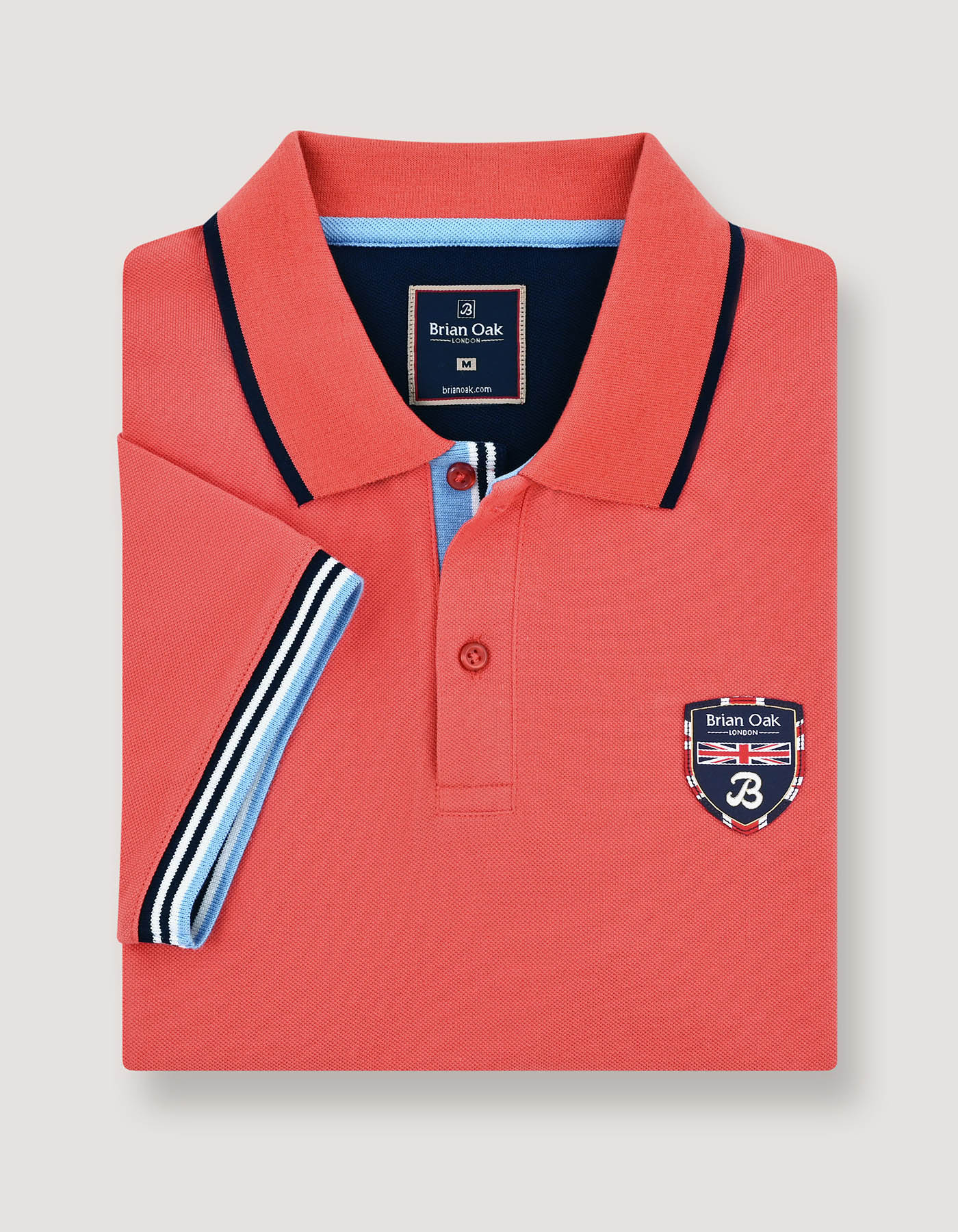 Designer Polo Shirt – Coral