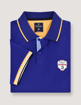 Electric Blue Designer Polo Shirt