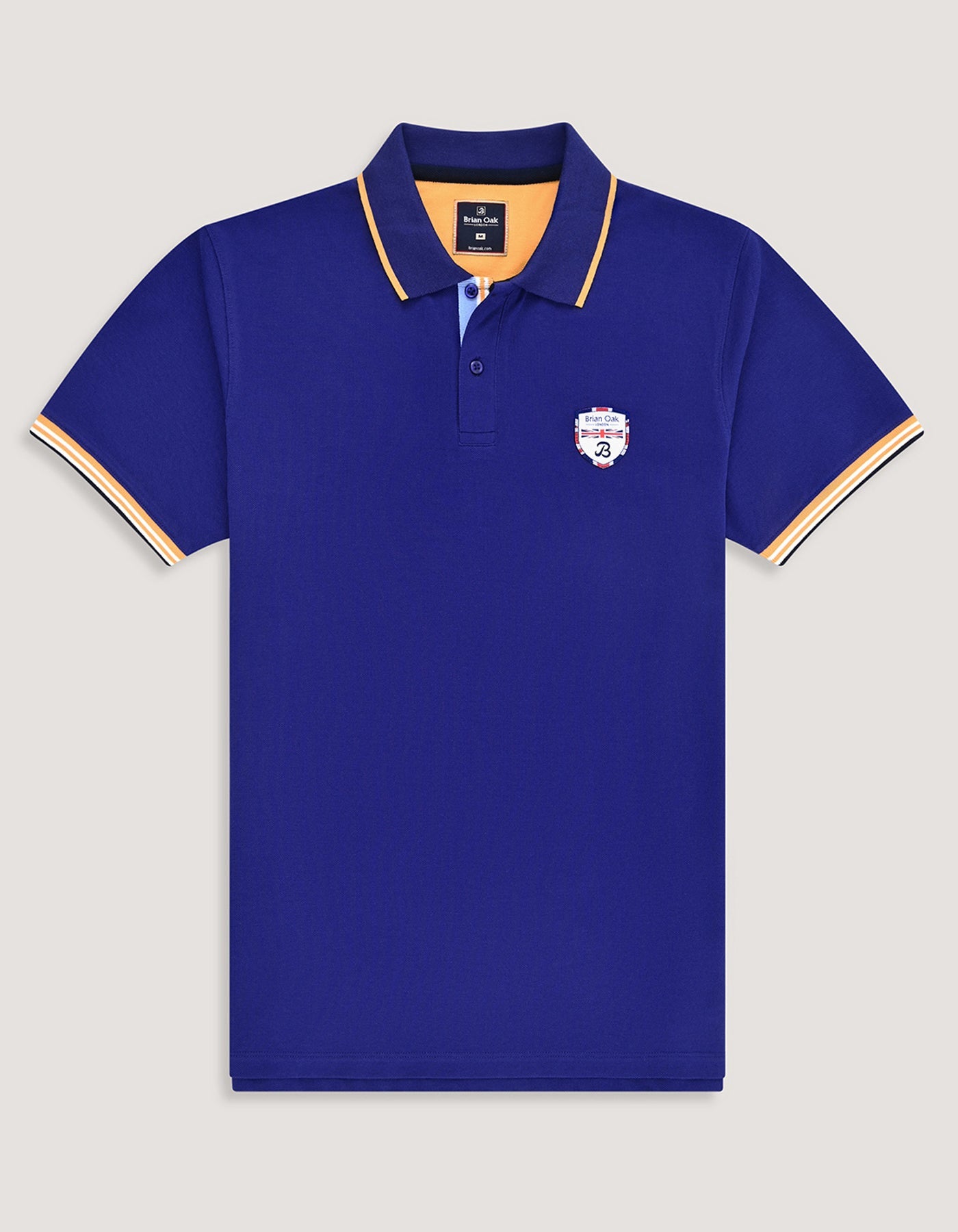 Electric Blue Designer Polo Shirt