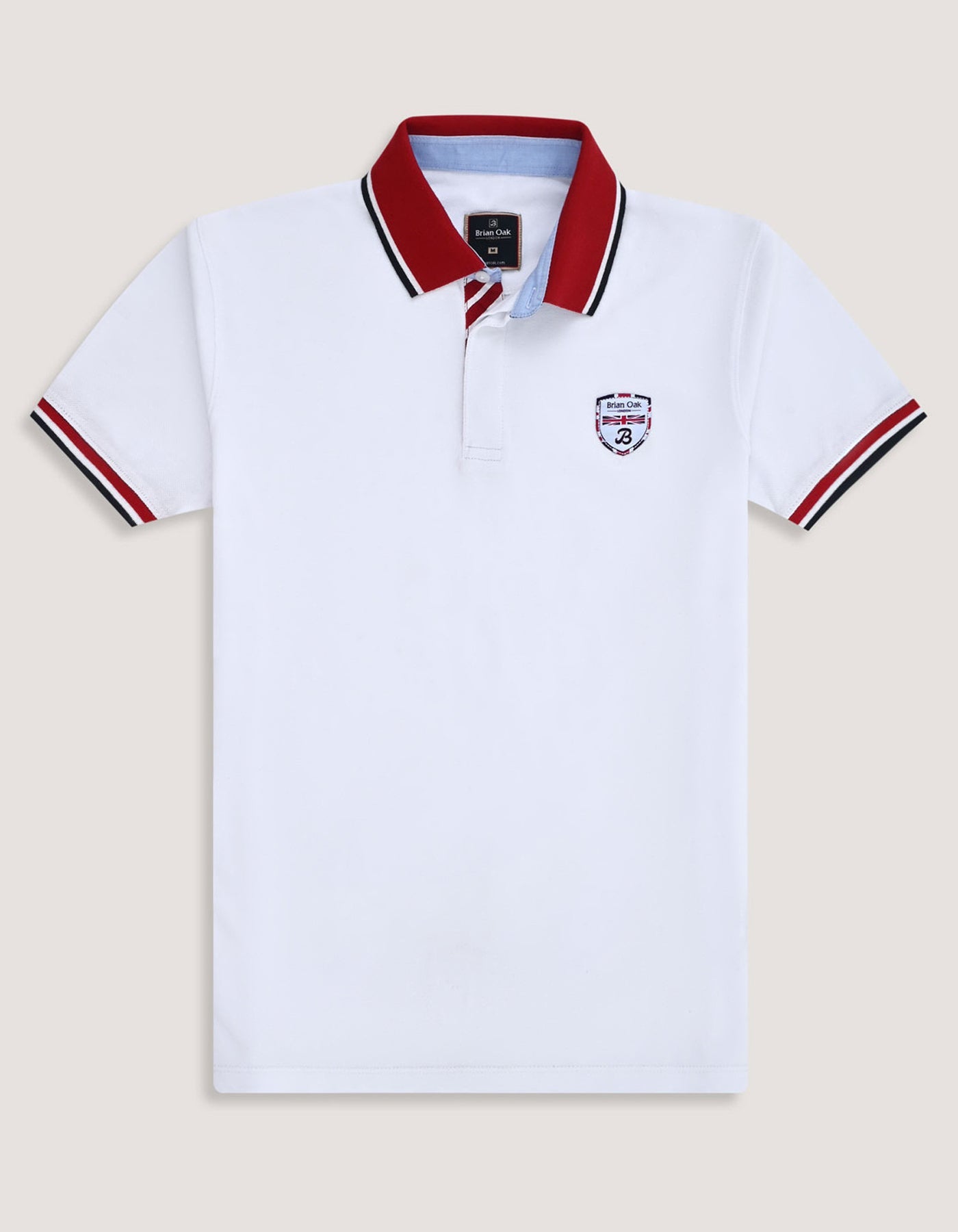 Designer Cotton Polo - White