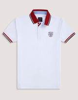 Designer Cotton Polo - White