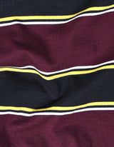 Navy Striped Cotton Rugby Shirt