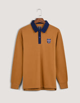 Mustard Orange Plain Rugby Shirt