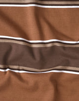 Rust Striped Rugby Shirt