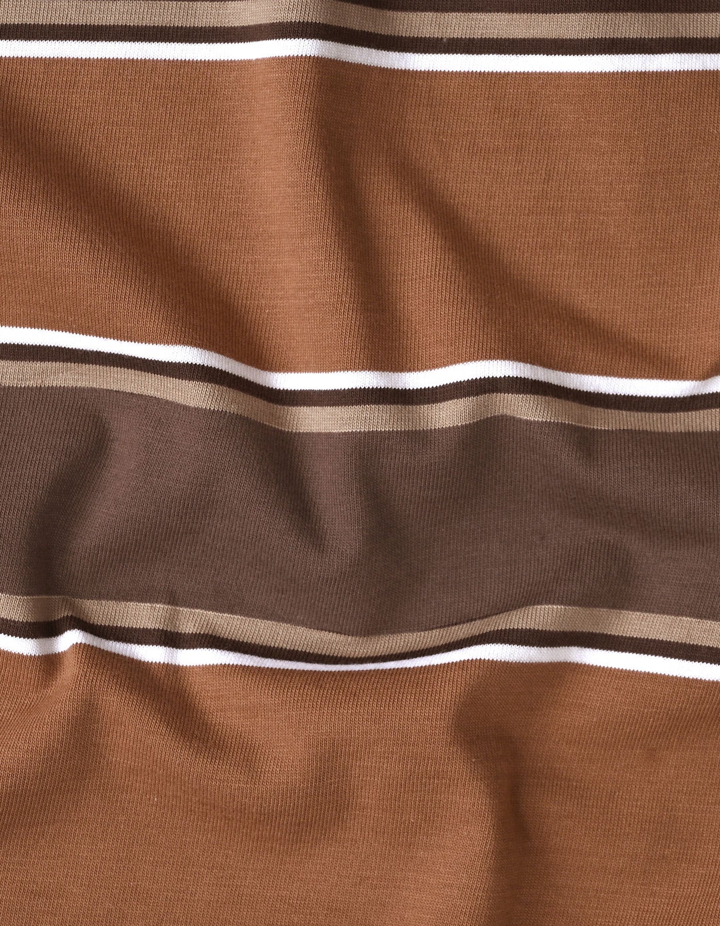 Rust Striped Rugby Shirt