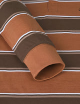 Rust Striped Rugby Shirt