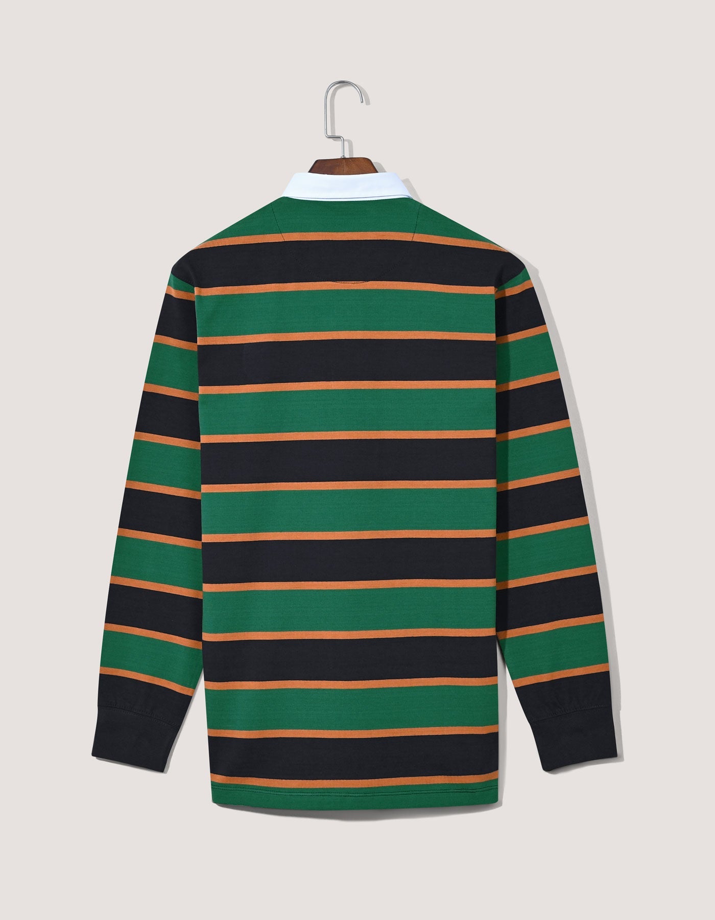 British Green Striped Rugby Shirt
