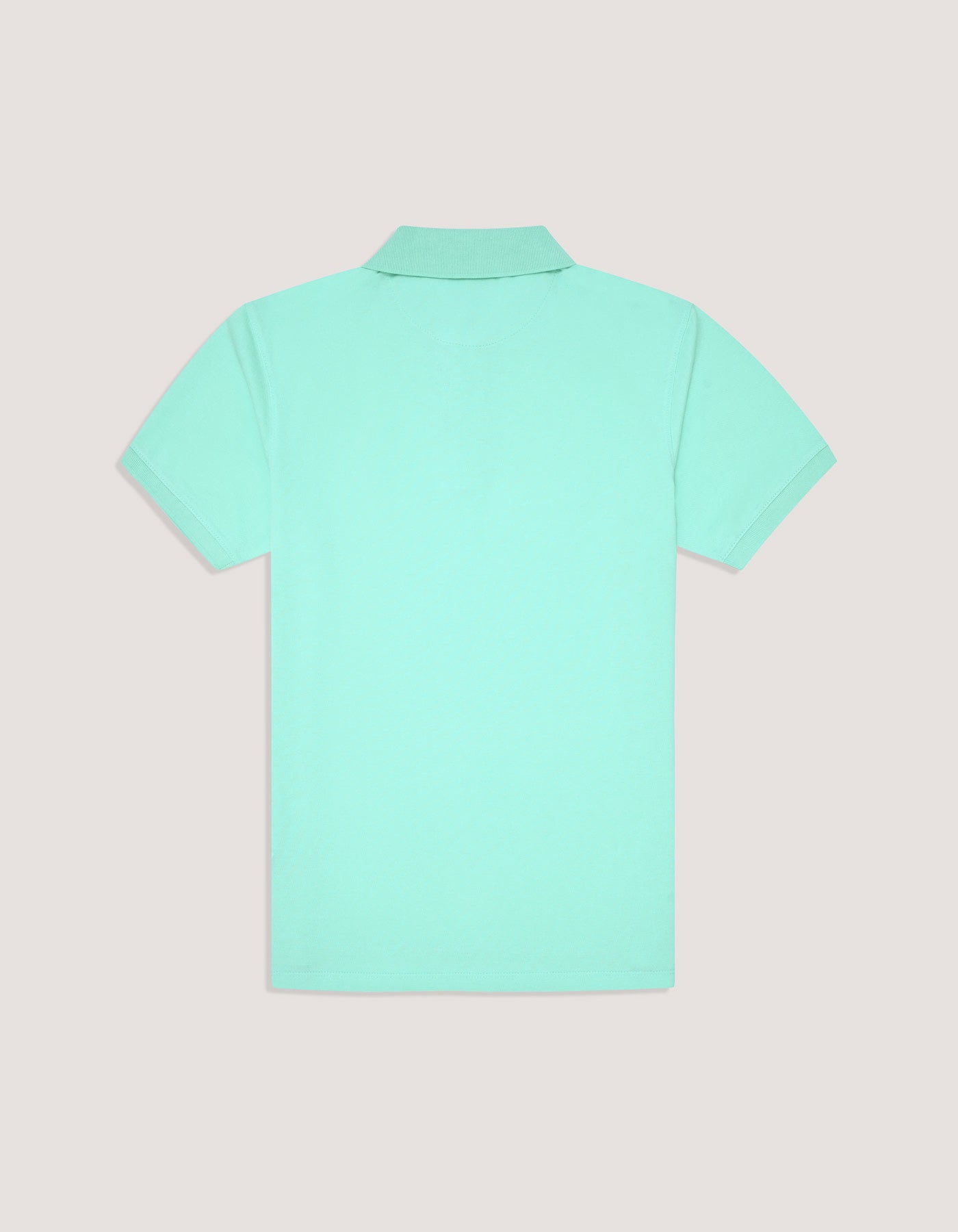 Aqua Pique Polo Shirt