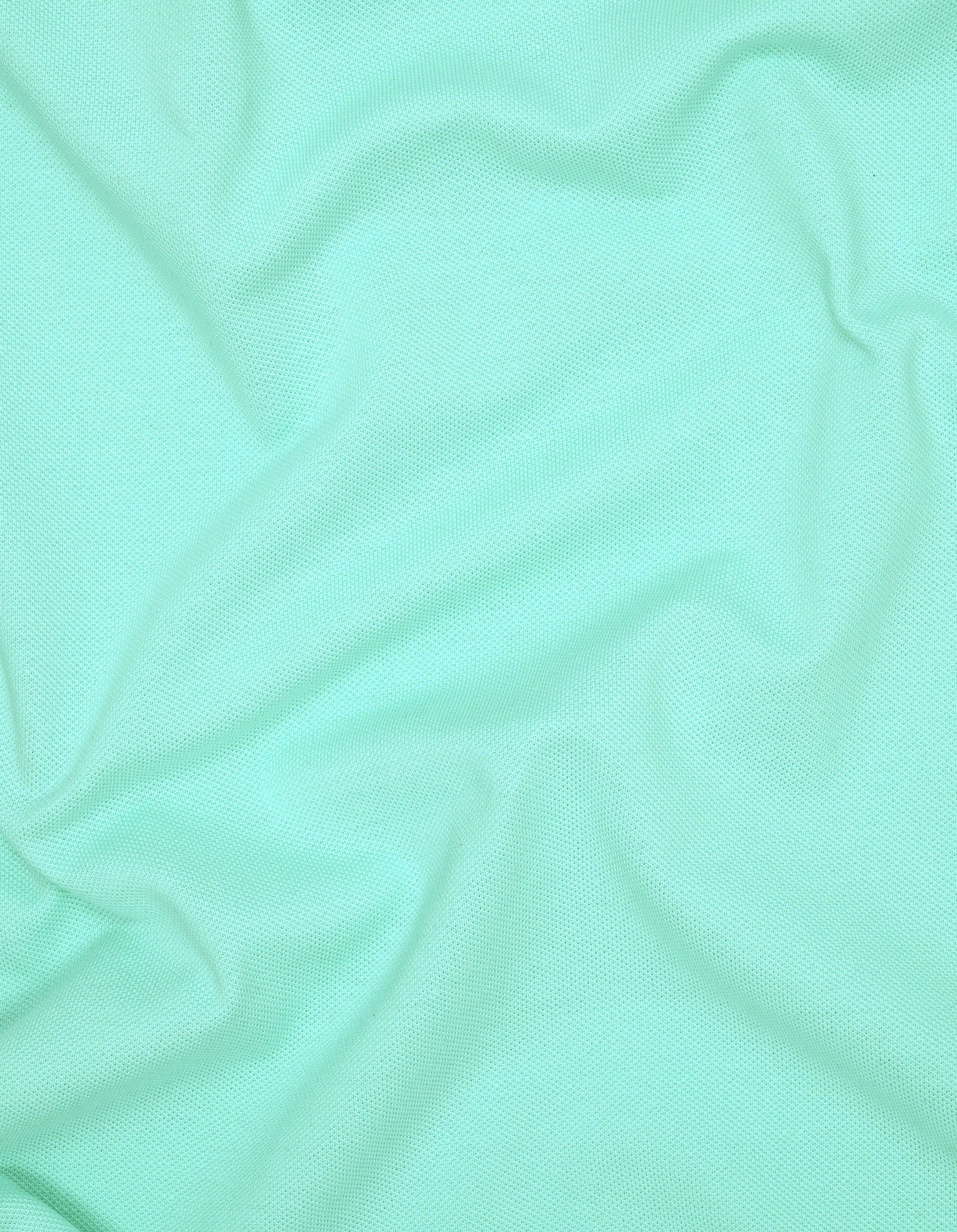 Aqua Pique Polo Shirt