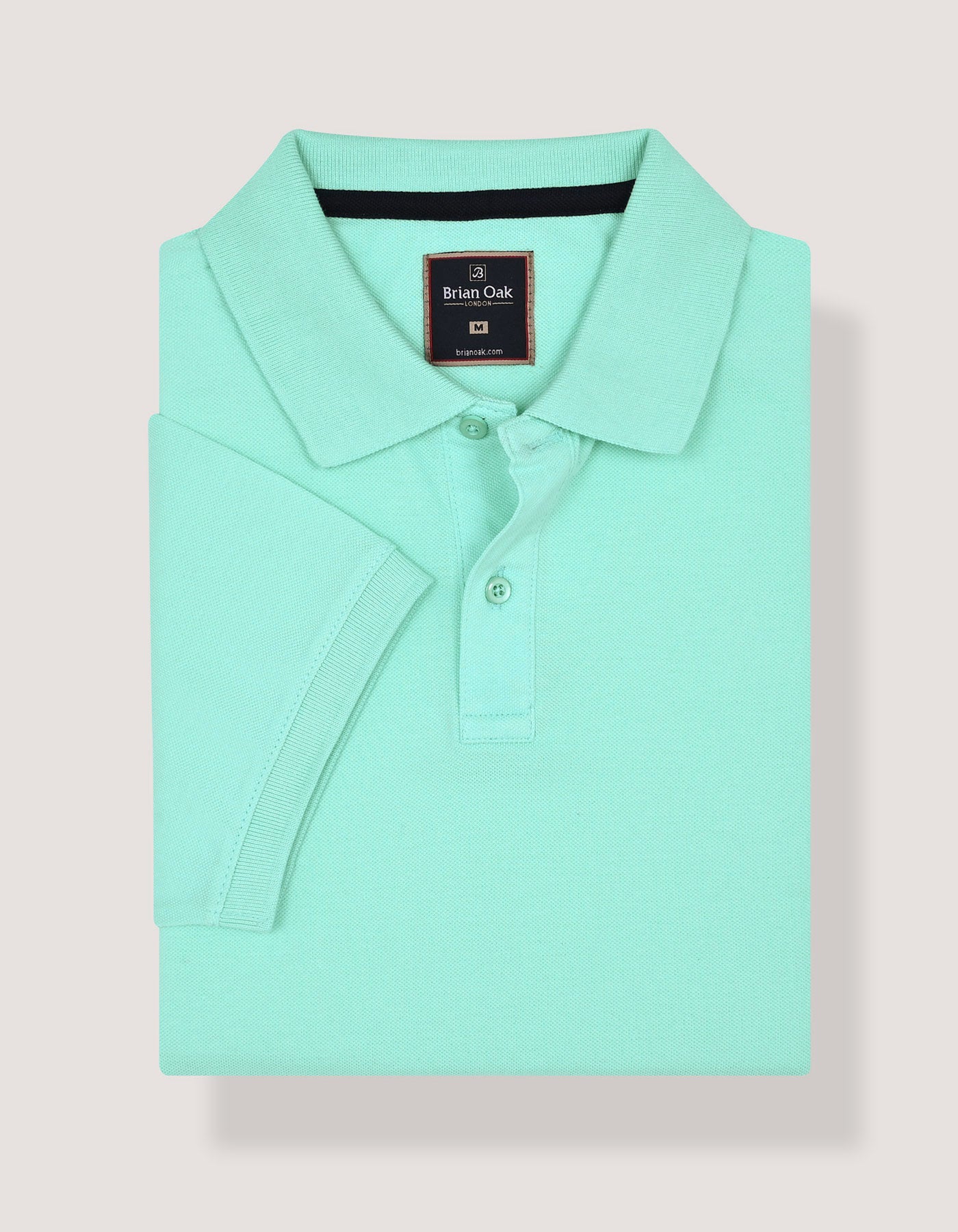 Aqua Pique Polo Shirt