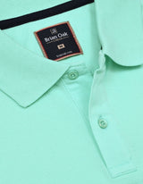 Aqua Pique Polo Shirt