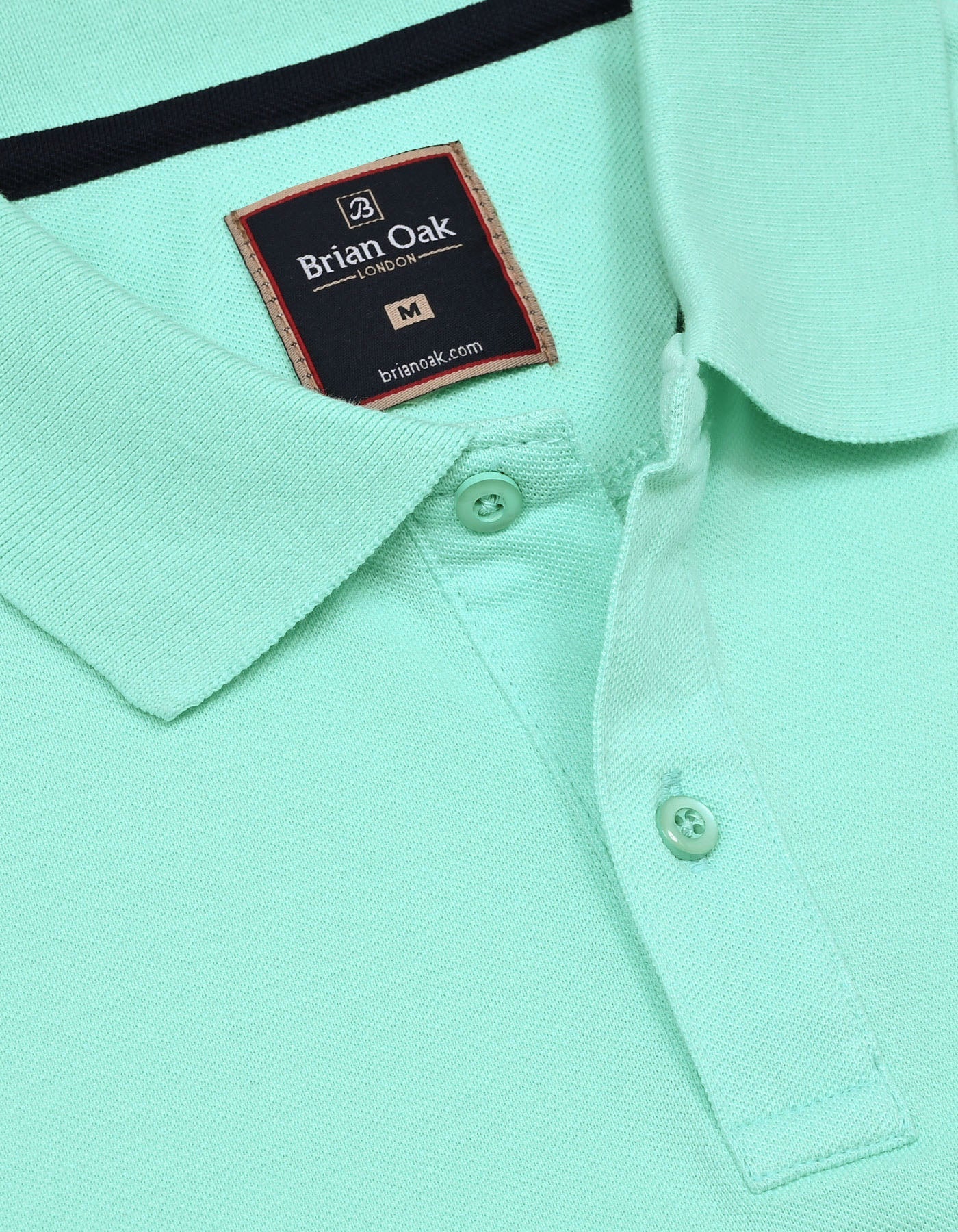 Aqua Pique Polo Shirt