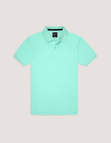Aqua Pique Polo Shirt