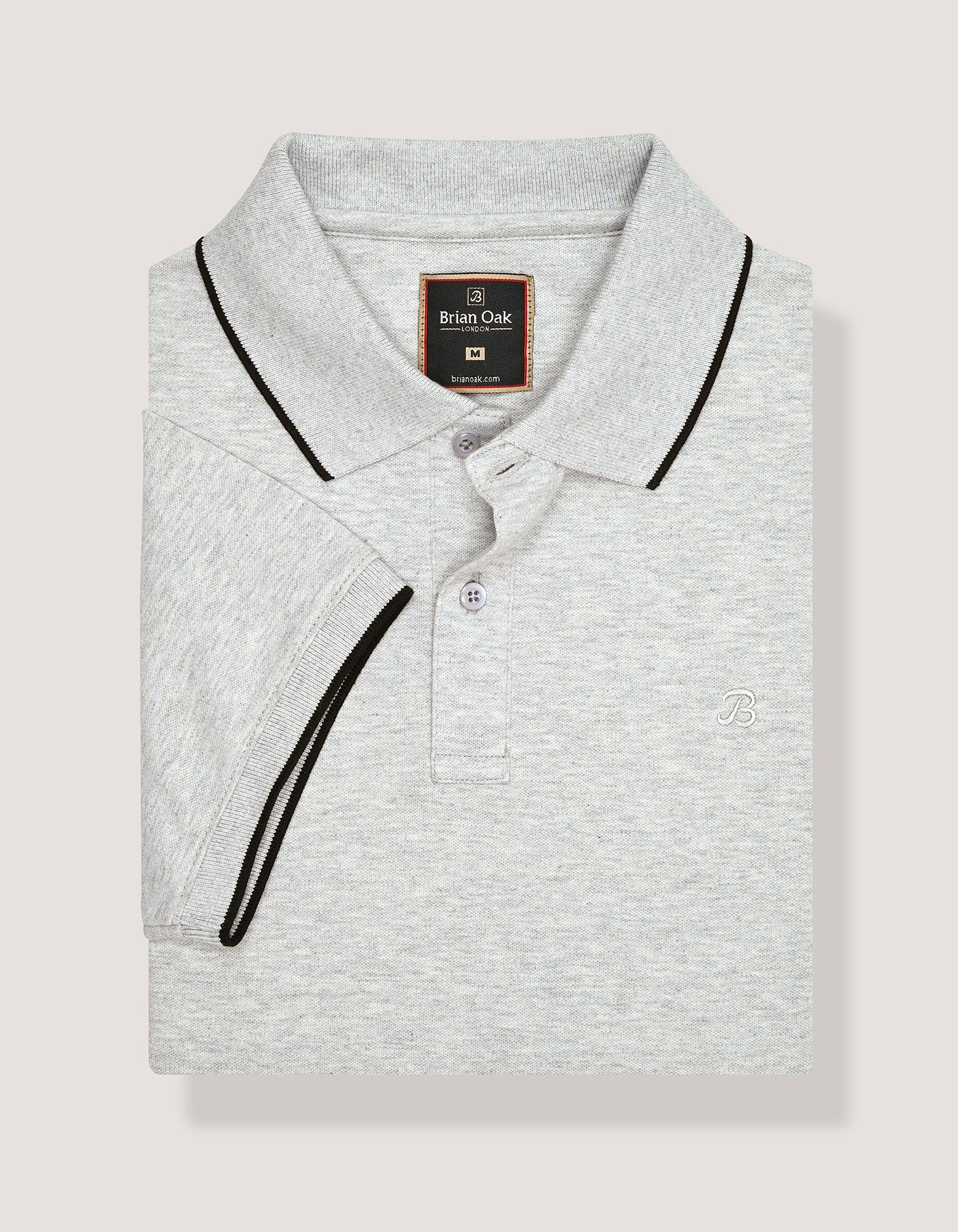 Heather Grey Premium Polo Shirt