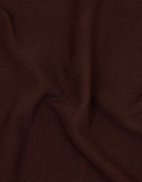Brown Textured Half Zip Polo Shirt