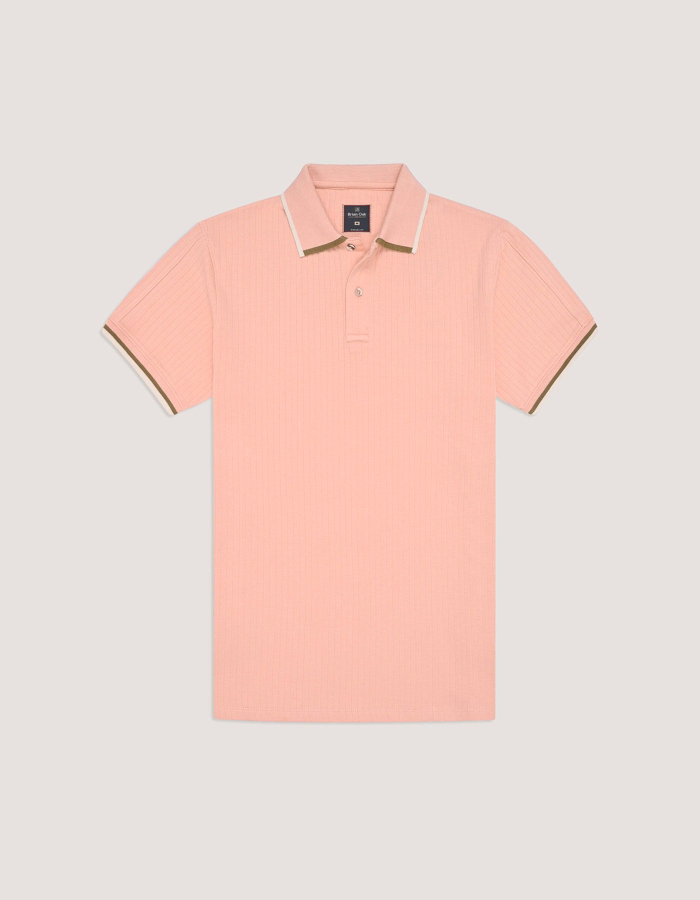 Pink Textured Designer Polo Shirt