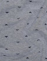 Navy Patterned Polo Shirt