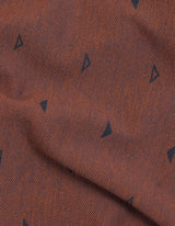 Rust Patterned Polo Shirt