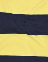 Ray Flower Striped Polo Shirt