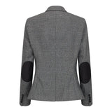 TPW51 - Women's Grey 3 Piece Prince Of Wales Check Suit