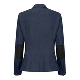 TPW52 - Women's Navy 3 Piece Prince Of Wales Check Suit