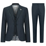 TPW53 - Women's Green 3 Piece Prince Of Wales Check Suit