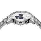 Trnda Men's Stainless Steel Watch, Silver Dial | Trn-Sw43mm