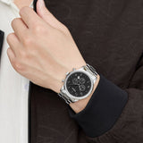 Trnda Men's Stainless Steel Watch, Charcoal Black Dial | Trnda43mm