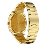 Trnda Men's Gold Stainless Steel Watch, Blue Dial | Tr45gdb