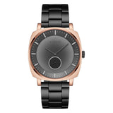 Trnda Men's Rose Gold Stainless Steel Watch, Grey Dial | Tr45rg