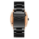 Trnda Men's Rose Gold Stainless Steel Watch, Grey Dial | Tr45rg