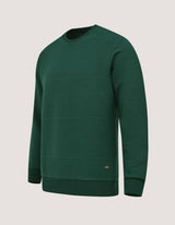 British Green Textured Jacquard Sweatshirt