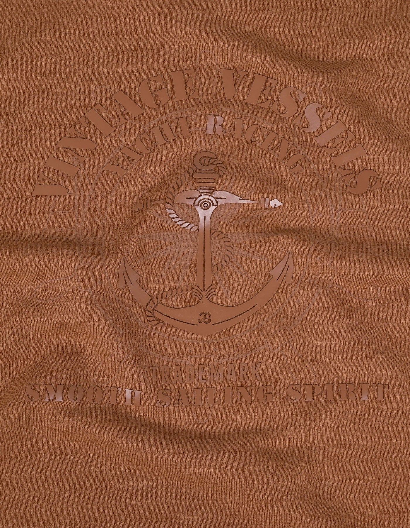 Nautical Graphic Sweatshirt - Rust