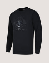Nautical Graphic Sweatshirt - Black
